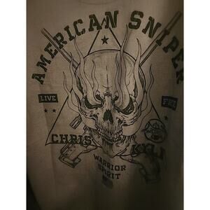 Howitzer Style Men's Hoodie CHRIS KYLE WAR Skull Freedom Grunt MFG Small NWT CR3
